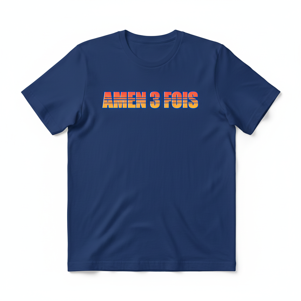 Amen 3 fois Printed T-shirt