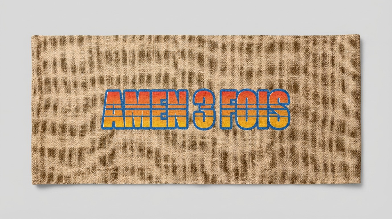 Prayer Burlap - Image 2