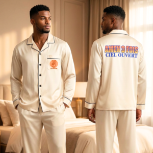 Pajama Set for Men - Amen 3 Fois “Ciel Ouvert”