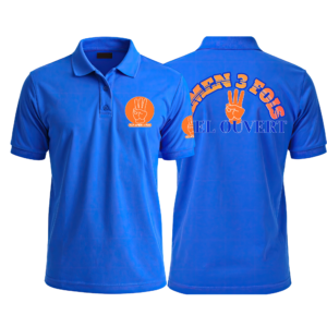 Amen 3 Fois Polo – 3 Digit Logo 50/50