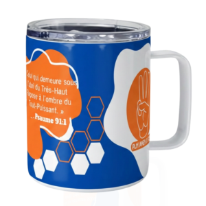 Amen 3 Fois 12 oz Stainless Steel Sublimated Coffee Tumbler
